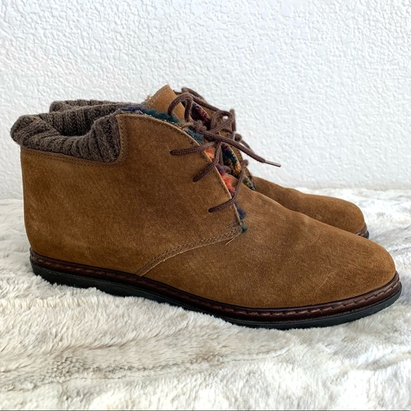 Vintage Shoes Vintage Ll Bean Canada North Chukka Suede Boots
